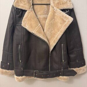 TOPSHOP Woman's Aviator Jacket